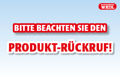 Produktrückruf Produktrückruf