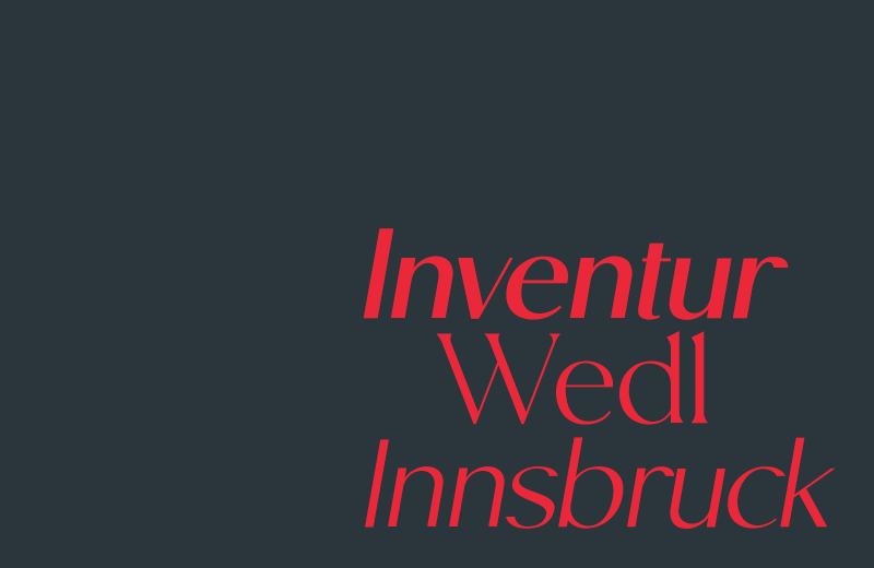 Inventur im Wedl Markt Innsbruck