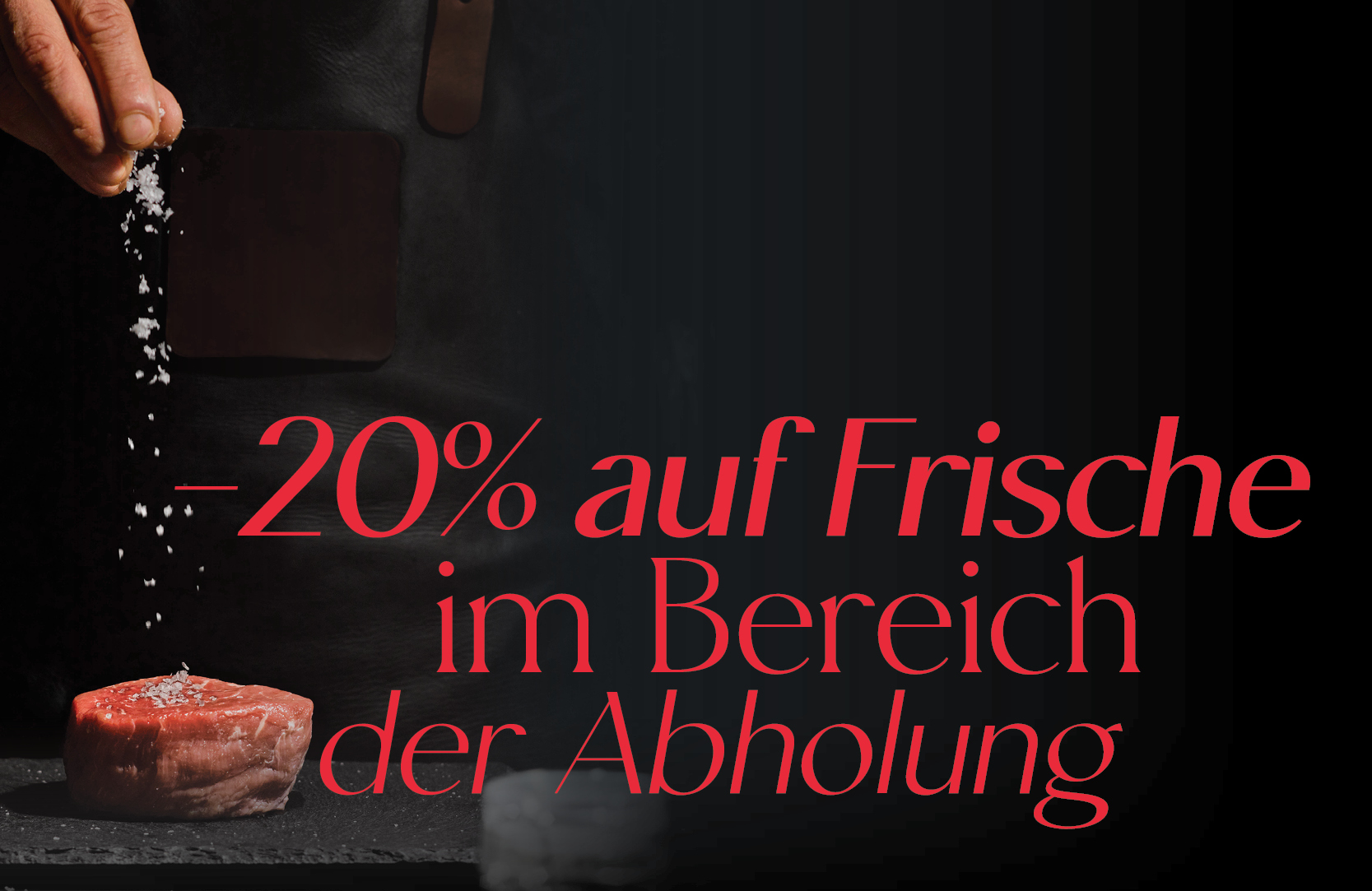 -20% auf Frische im Bereich der Abholung in Innsbruck