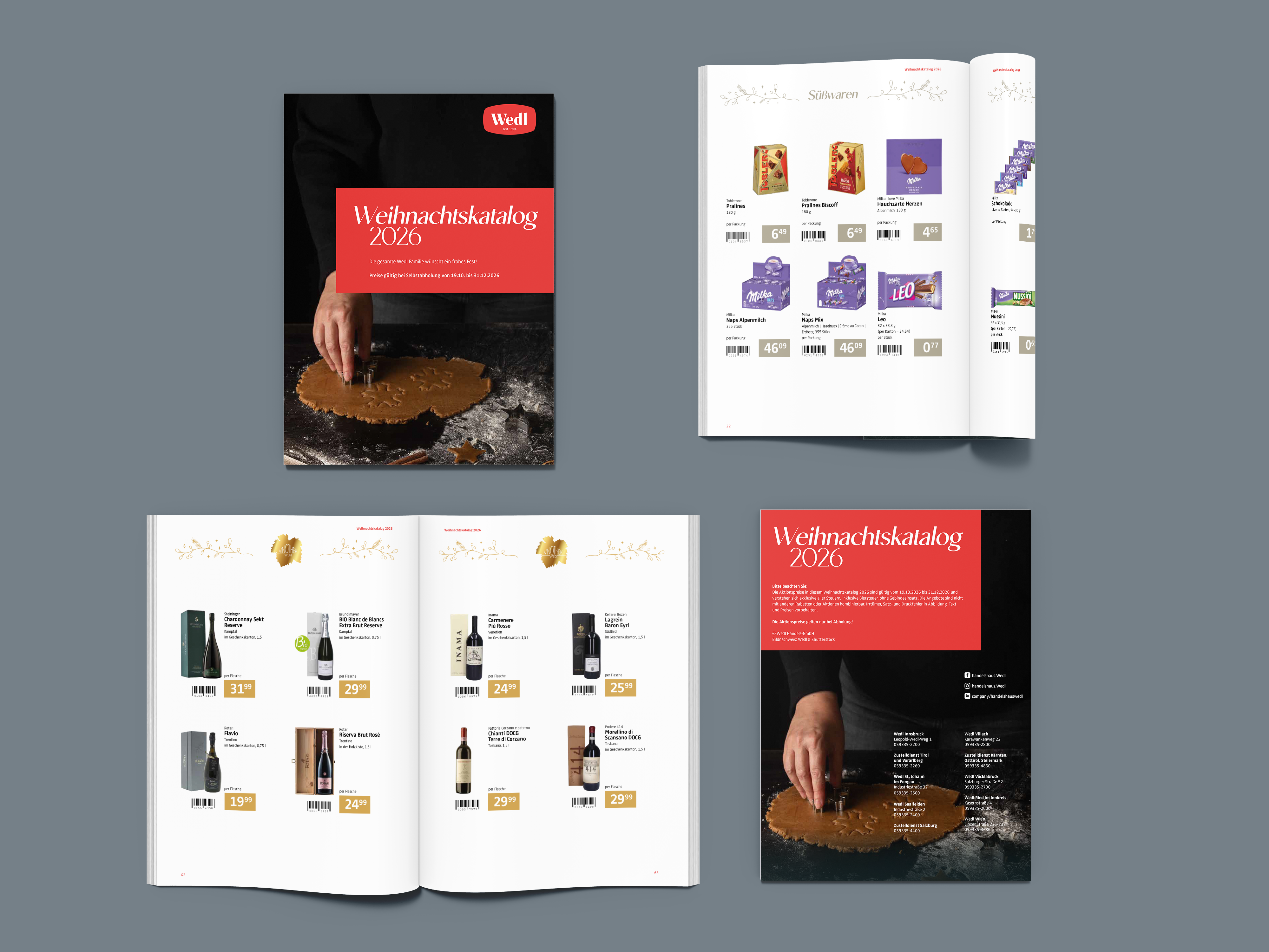 Weihnachtskatalog Mock Up